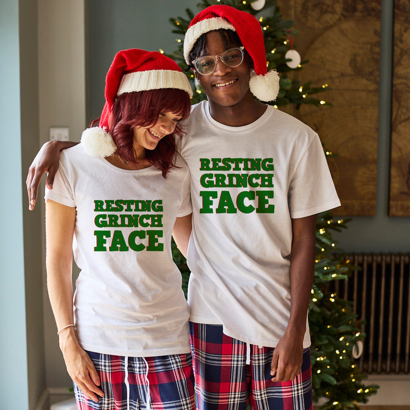 Resting Grinch Face Christmas Pyjamas