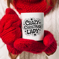 Crazy Christmas Lady | Mug