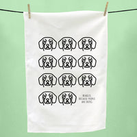 Beagle Tea Towel