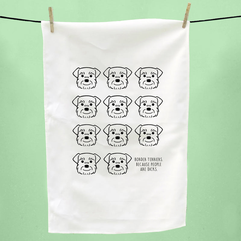 Border Terrier Tea Towel