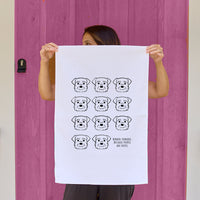 Border Terrier Tea Towel