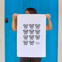 Bulldog Tea Towel