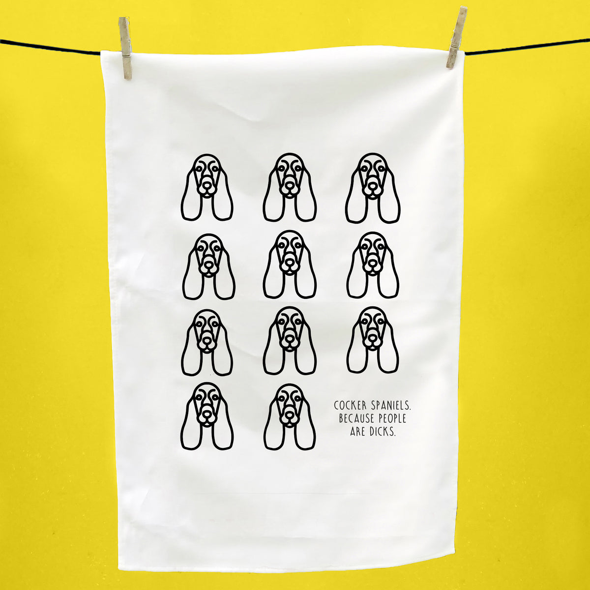 Cocker Spaniel Tea Towel
