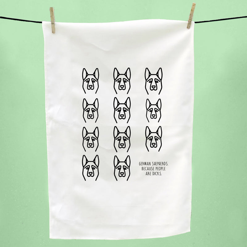German Shepherd Tea Towel