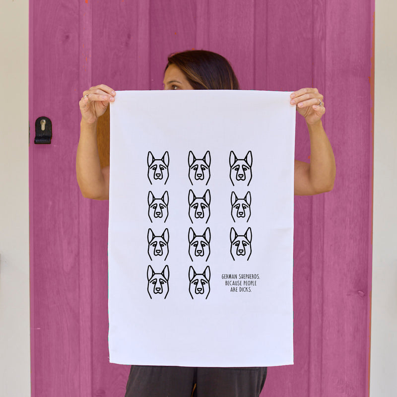 German Shepherd Tea Towel