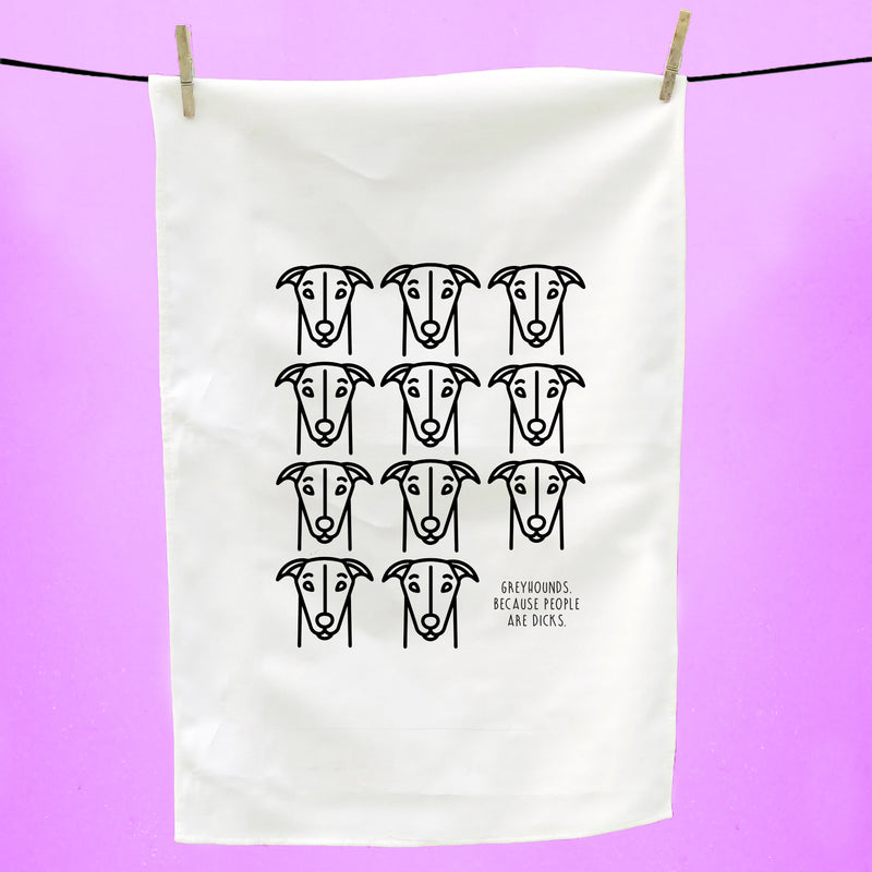 Greyhound Tea Towel