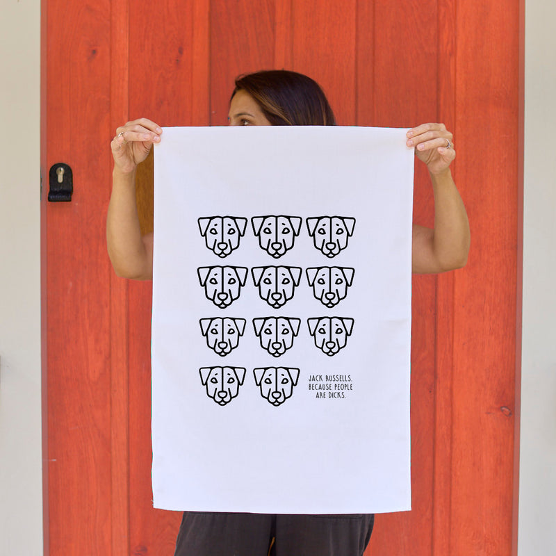 Jack Russel Tea Towel