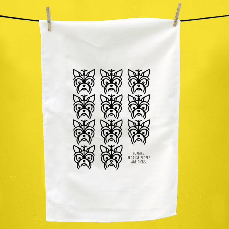 Yorkshire Terrier Tea Towel