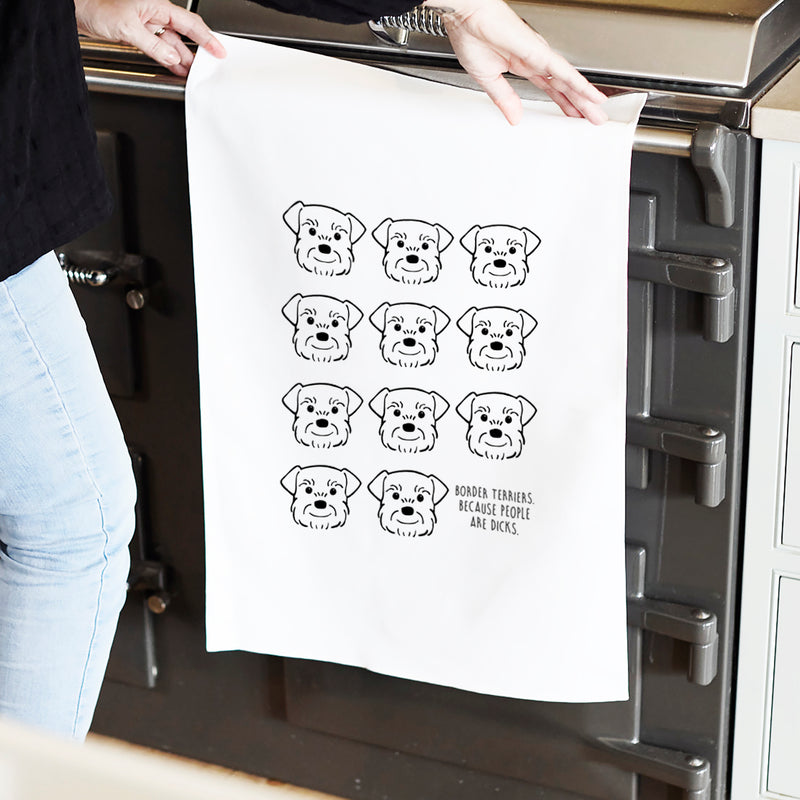 Border Terrier Tea Towel