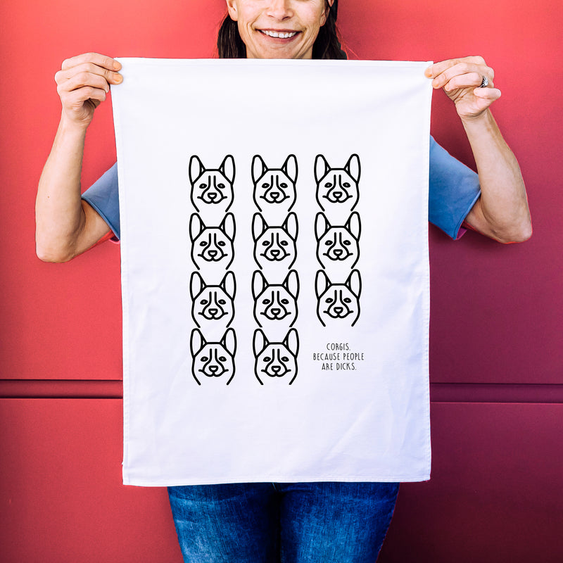 Corgi Tea Towel