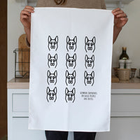 German Shepherd Tea Towel