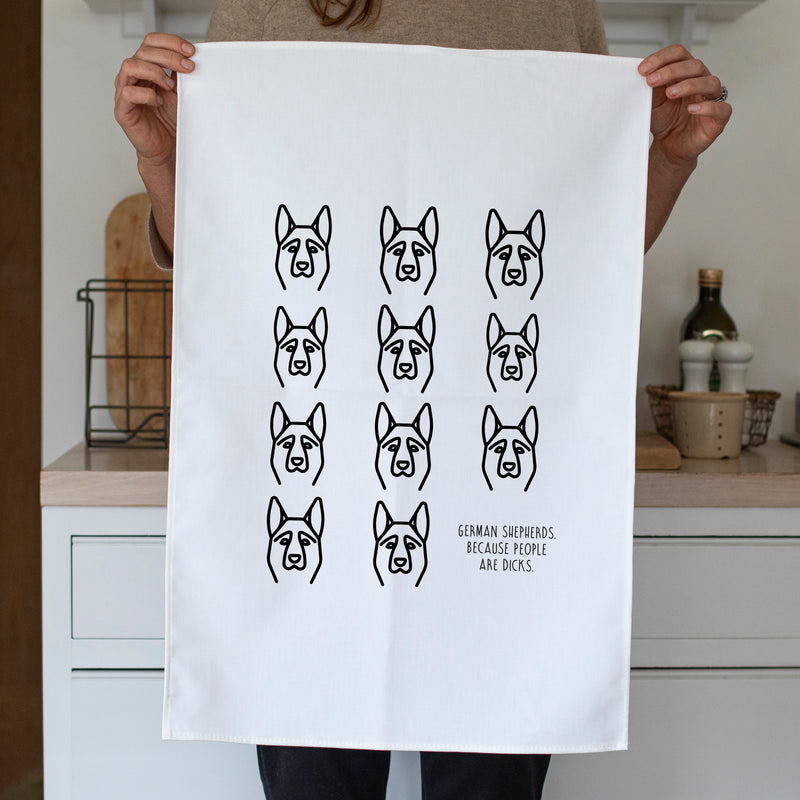 German Shepherd Tea Towel