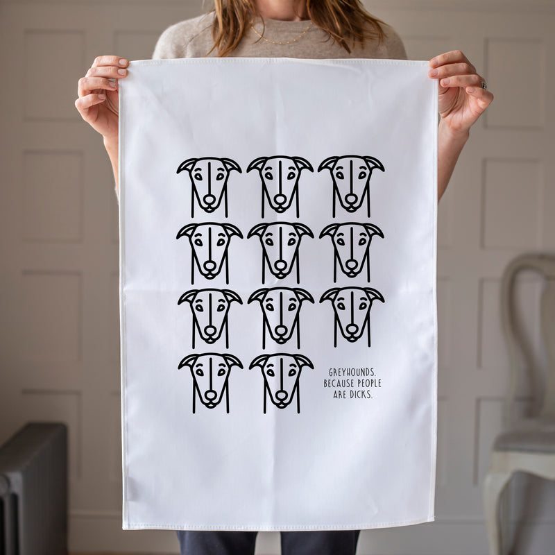 Greyhound Tea Towel