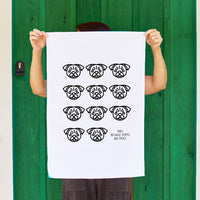 Pug Tea Towel