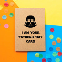 Funny Darth Vader Father's Day card | I am your father's day card. - Bettie Confetti