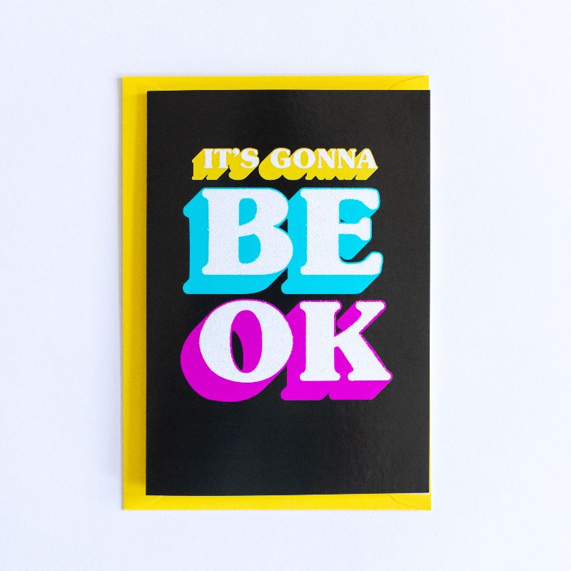 Rainbow Thinking Of You Card | It's Gonna Be OK - Bettie Confetti