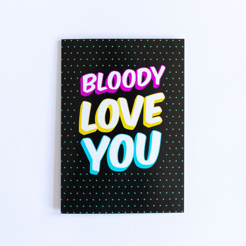 Funny Love Card | Bloody Love You - Bettie Confetti