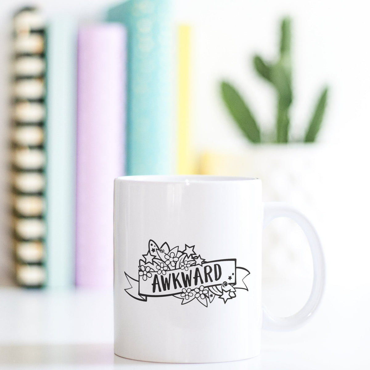 Monochrome Funny Mug | Awkward