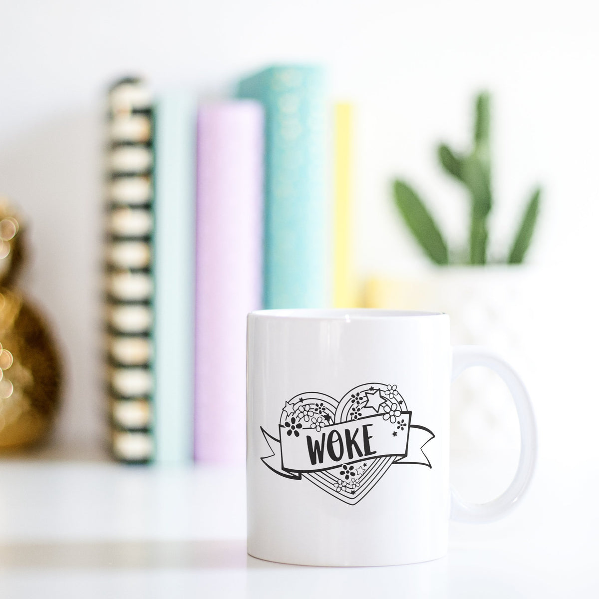 Monochrome Funny Mug | Woke