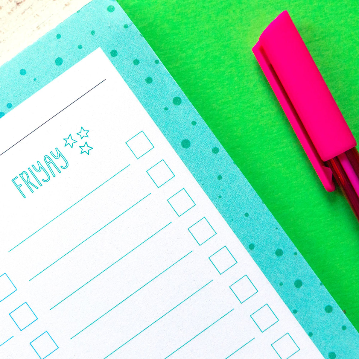 Weekly Planner | A4 Desk Planner Pad