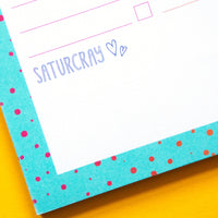 Weekly Planner | A4 Desk Planner Pad