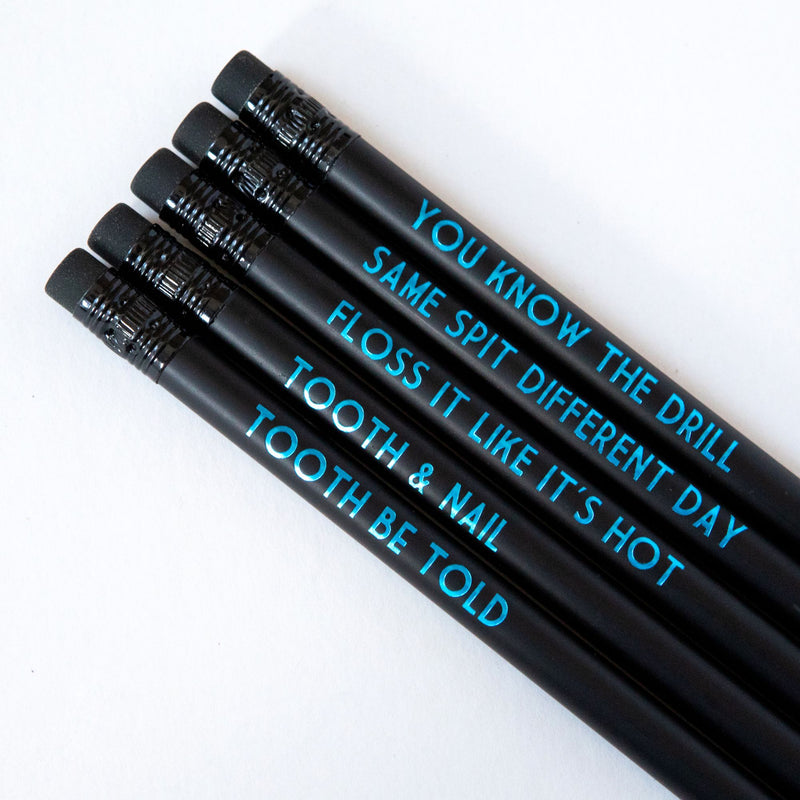 Dentist Pencil Set | Same Spit Different Day - Bettie Confetti