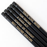 Teacher Pencil Set | Best Teacher Creature - Bettie Confetti