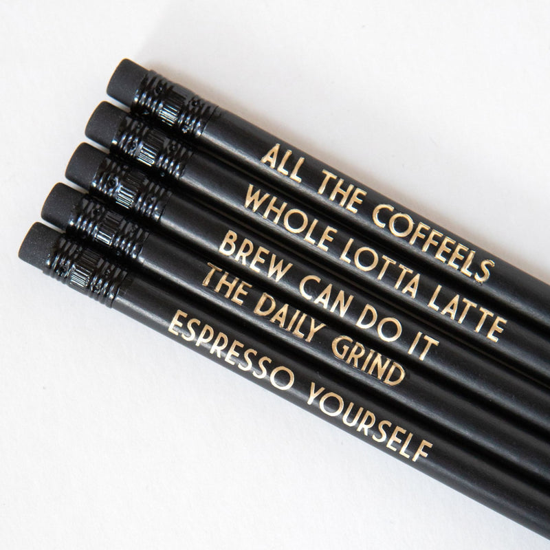 Coffee Pencil Set