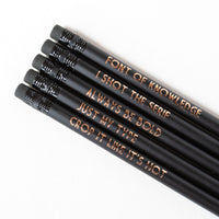 Graphic Designer Pencil Set | Always Be Bold - Bettie Confetti