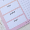 Shopping List Notepad | A5 Groceries Checklist Pad | To Do List