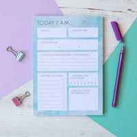 Today I am Daily Planner | A5 To Do List | Wellness planner | Notepad