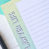 Lawyer Life Lawyer Notepad | A5 Notepad to do list