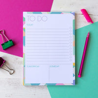 Today Tomorrow Someday Pastel | A5 Notepad to do list