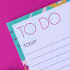 Today Tomorrow Someday Bright | A5 Notepad to do list