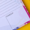 Today Tomorrow Someday Bright | A5 Notepad to do list