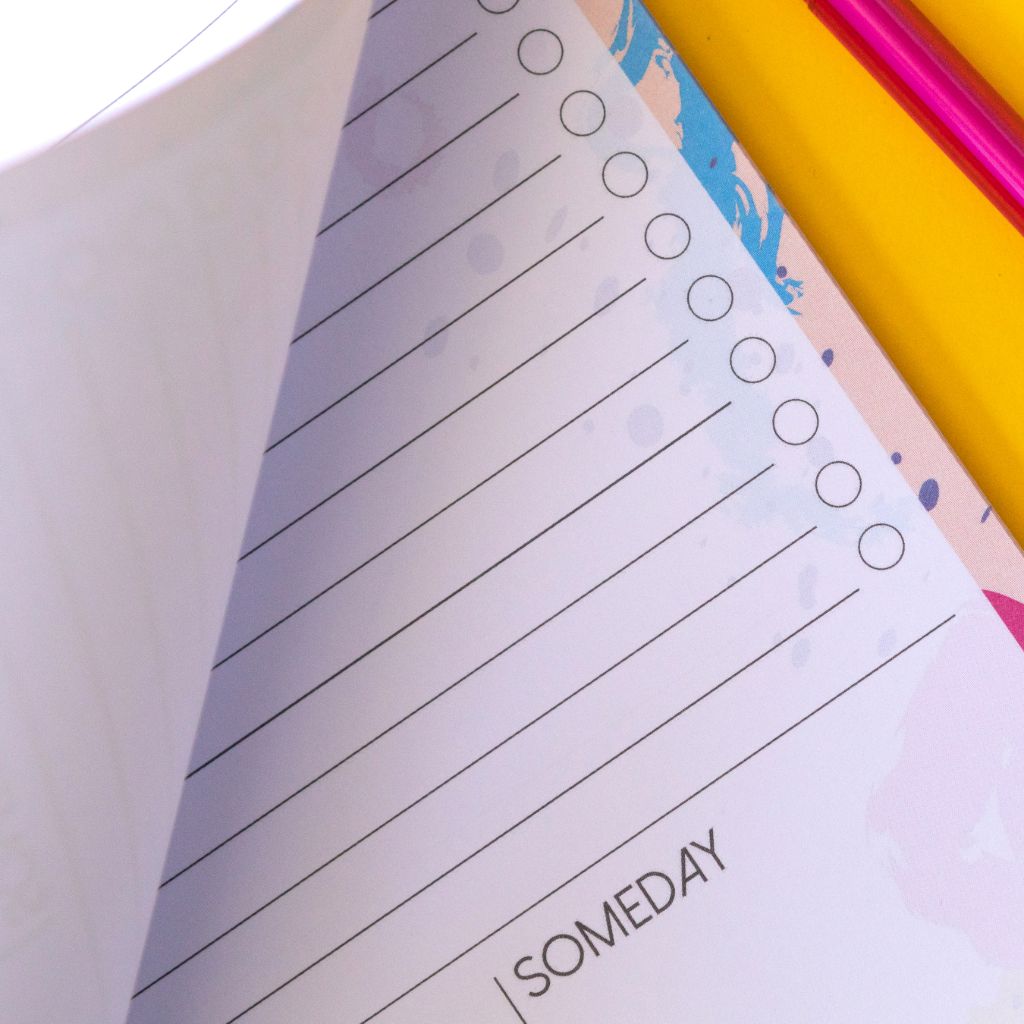 Today Tomorrow Someday Bright | A5 Notepad to do list