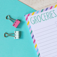 Groceries & Shit Notepad | A5 Notepad to do list