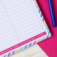Groceries & Shit Notepad | A5 Notepad to do list