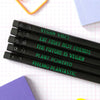 Vegan Pencil Set | Eat Fruit Not Friends - Bettie Confetti