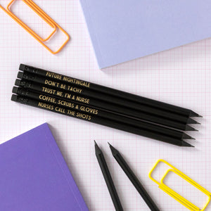 Funny Nurse Pencil Set | Nurse Call The Shots - Bettie Confetti
