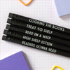 Booklover Pencil Set | Treat Yo Shelf - Bettie Confetti