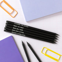 Booklover Pencil Set | Treat Yo Shelf - Bettie Confetti