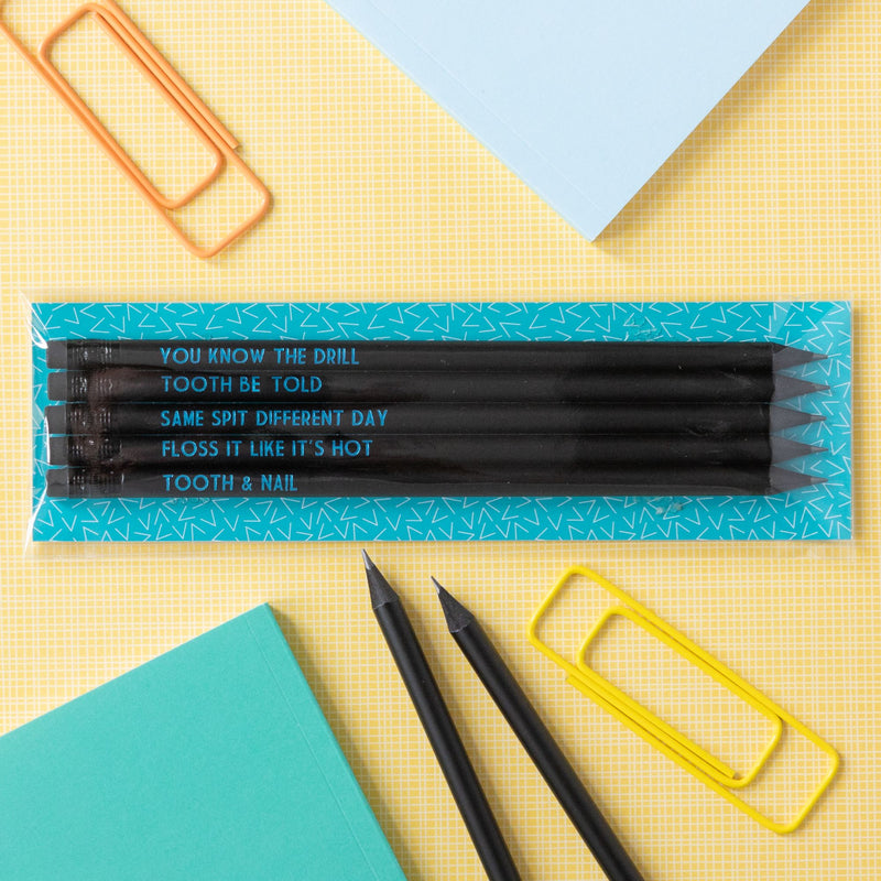 Dentist Pencil Set | Same Spit Different Day - Bettie Confetti