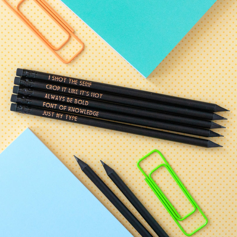 Graphic Designer Pencil Set | Always Be Bold - Bettie Confetti