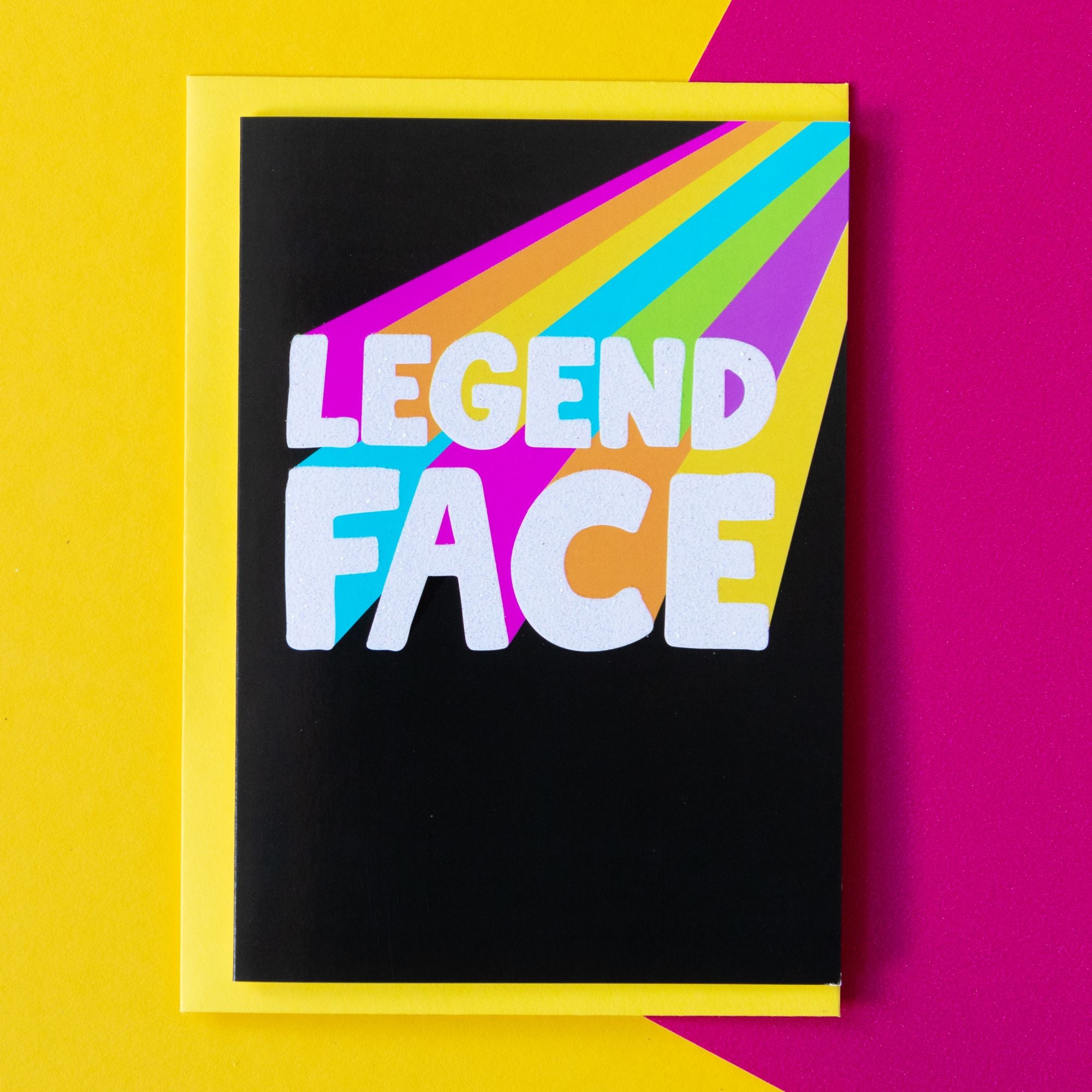 Funny Thank You Card | Legend Face