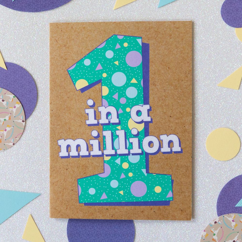 1st Birthday Card | One In A Million