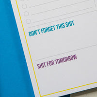 Get Shit Done Rainbow Notepad | A5 Notepad to do list - Bettie Confetti