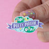 Potty Mouth Enamel Pin - Bettie Confetti