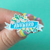 Awkward Enamel Pin - Bettie Confetti
