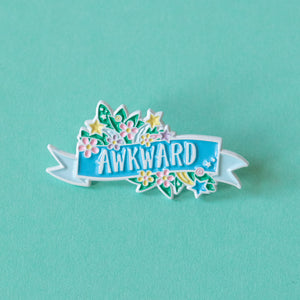 Awkward Enamel Pin - Bettie Confetti